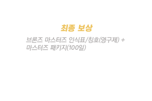 브론즈 마스터즈 인식표/칭호(영구제) + 마스터즈 패키지(100일)